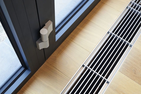 Air vents on floor