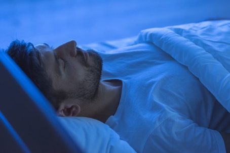 man sleeping
