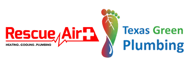Rescue Air and Texas Green Plumbing Logo